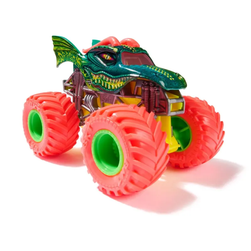 MONSTER JAM MAȘINUȚĂ METALICĂ DRAGON SCARA 1 LA 64