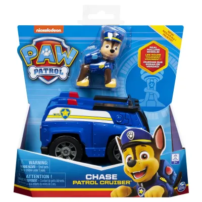 PATRULA CĂȚELUSILOR VEHICULE CU FIGURINĂ CHASE