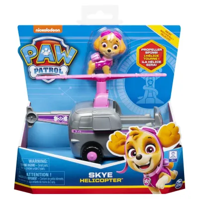 PATRULA CĂȚELUSILOR VEHICULE CU FIGURINĂ SKYE
