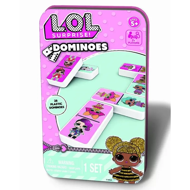 DOMINO IN CUTIE DE METAL LOL