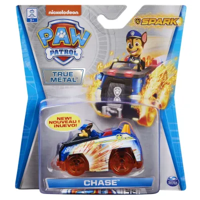PATRULA CĂȚELUSILOR MACHETA METALICĂ SPARK CHASE