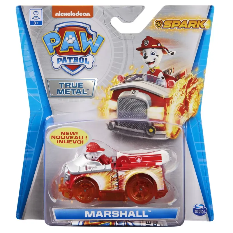 PATRULA CĂȚELUSILOR MACHETA METALICĂ SPARK MARSHALL