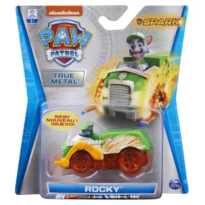 PATRULA CĂȚELUSILOR MACHETA METALICĂ SPARK ROCKY