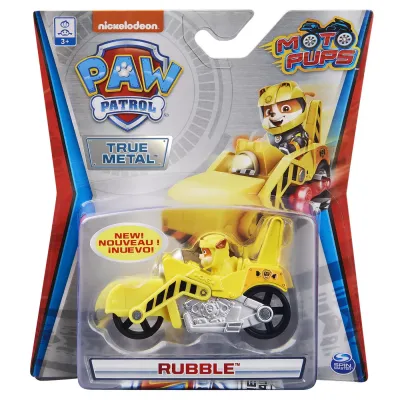 PATRULA CĂȚELUSILOR MOTOCICLETĂ METALICĂ RUBBLE