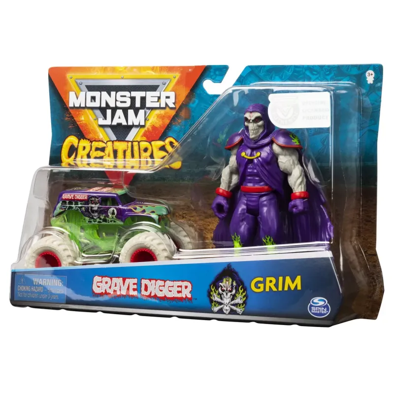 MONSTER JAM MACHETA GROPARUL ȘI GRIM
