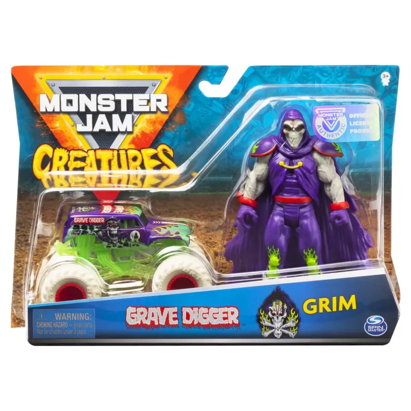 MONSTER JAM MACHETA GROPARUL ȘI GRIM