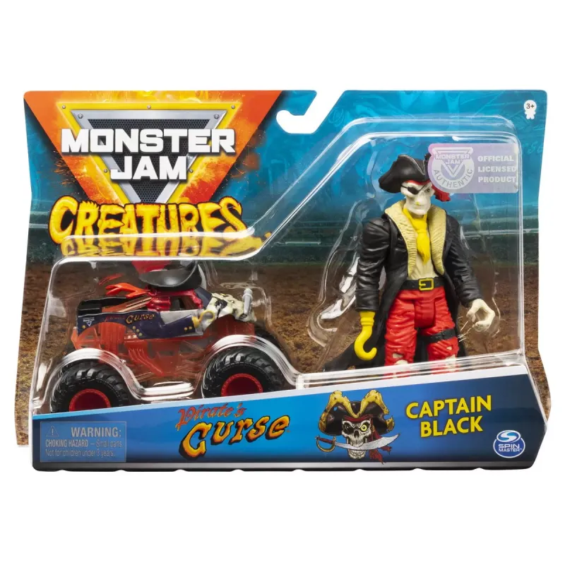MONSTER JAM MACHETA BLESTEMUL PIRATILOR ȘI CAPITANUL NEGRU