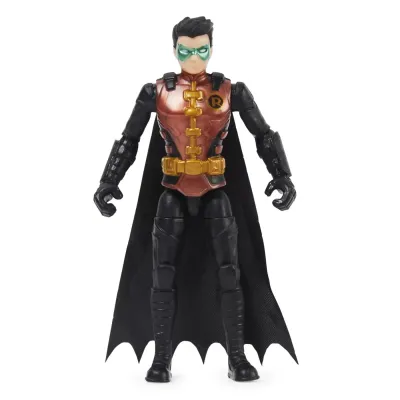 FIGURINĂ ROBIN ARTICULATA 10CM CU 3 ACCESORII SURPRIZA
