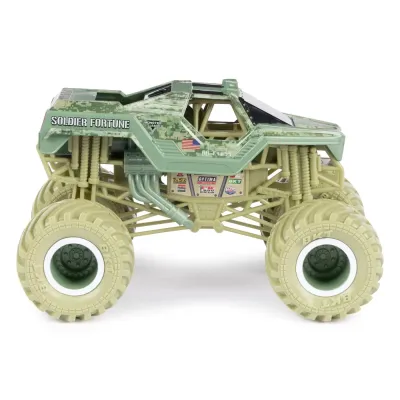 MONSTER JAM MAȘINUȚĂ METALICĂ SOLDIER FORTUNE SCARA 1:24