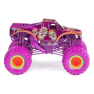 MONSTER JAM MAȘINUȚĂ METALICĂ CALAVERA SCARA 1:24