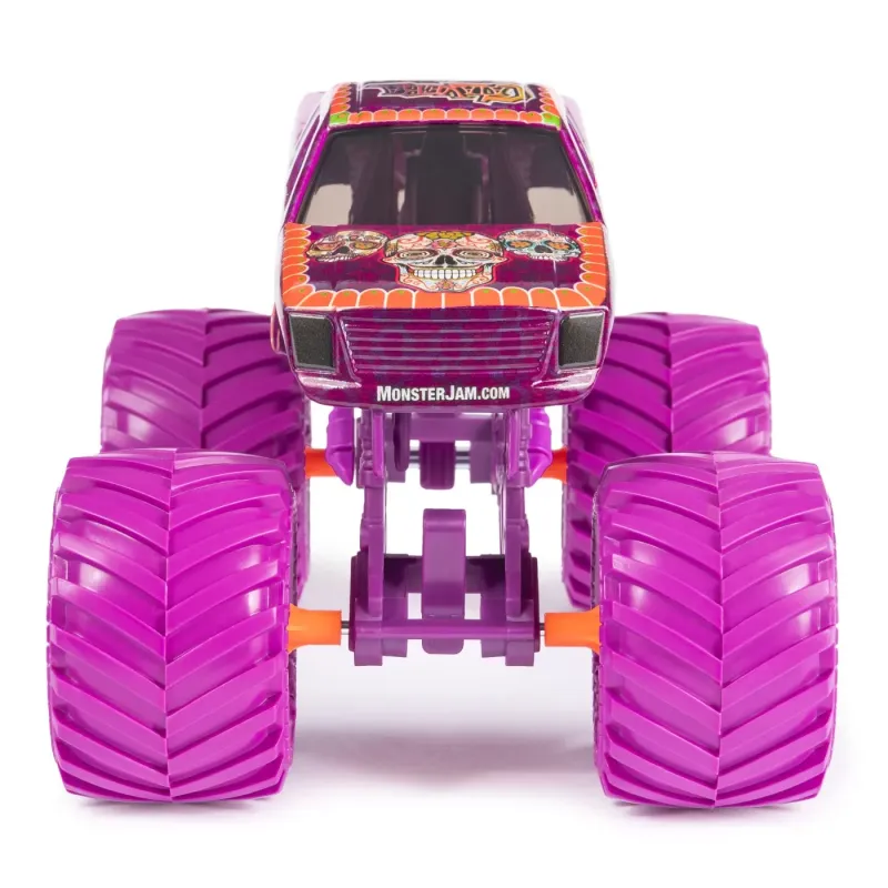 MONSTER JAM MAȘINUȚĂ METALICĂ CALAVERA SCARA 1:24