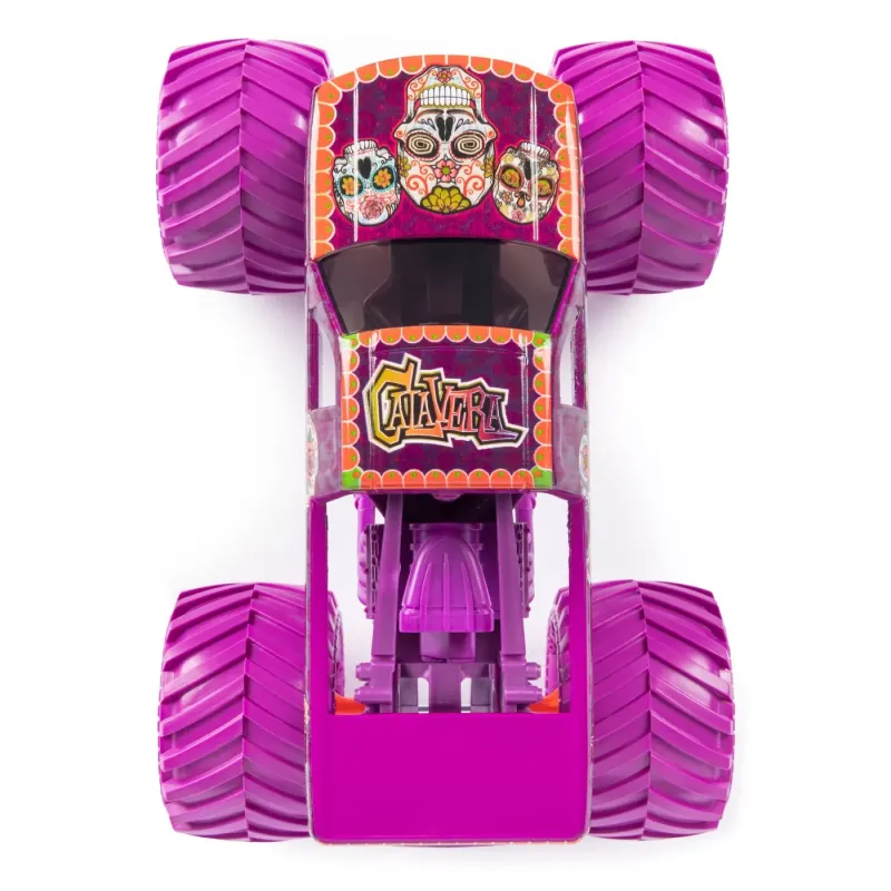 MONSTER JAM MAȘINUȚĂ METALICĂ CALAVERA SCARA 1:24