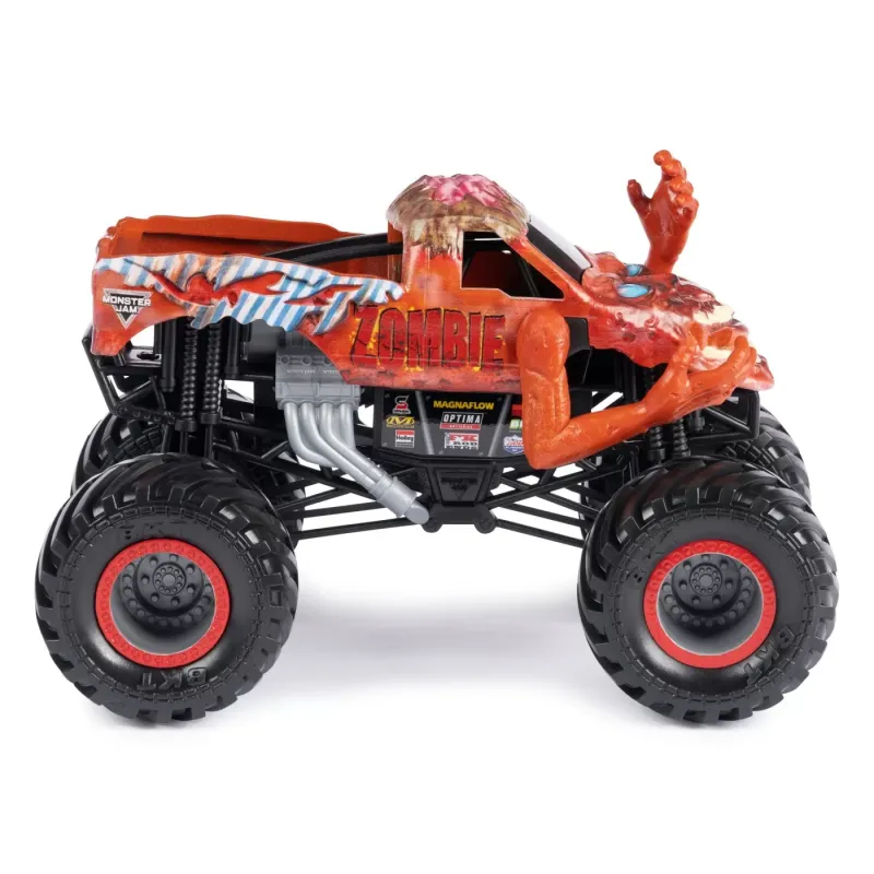 MONSTER JAM MAȘINUȚĂ METALICĂ ZOMBIE SCARA 1:24