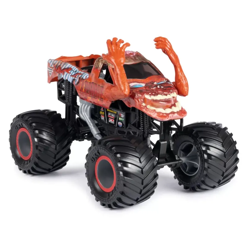 MONSTER JAM MAȘINUȚĂ METALICĂ ZOMBIE SCARA 1:24