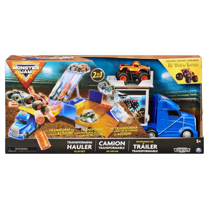 MONSTER JAM SET DE JOACĂ CAMIONUL CONVERTIBIL IN ARENA