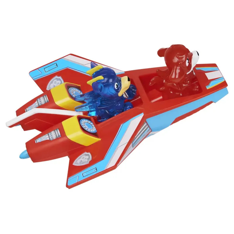 PATRULA CĂȚELUSILOR AVION CU FIGURINELE CHASE ȘI MARSHALL