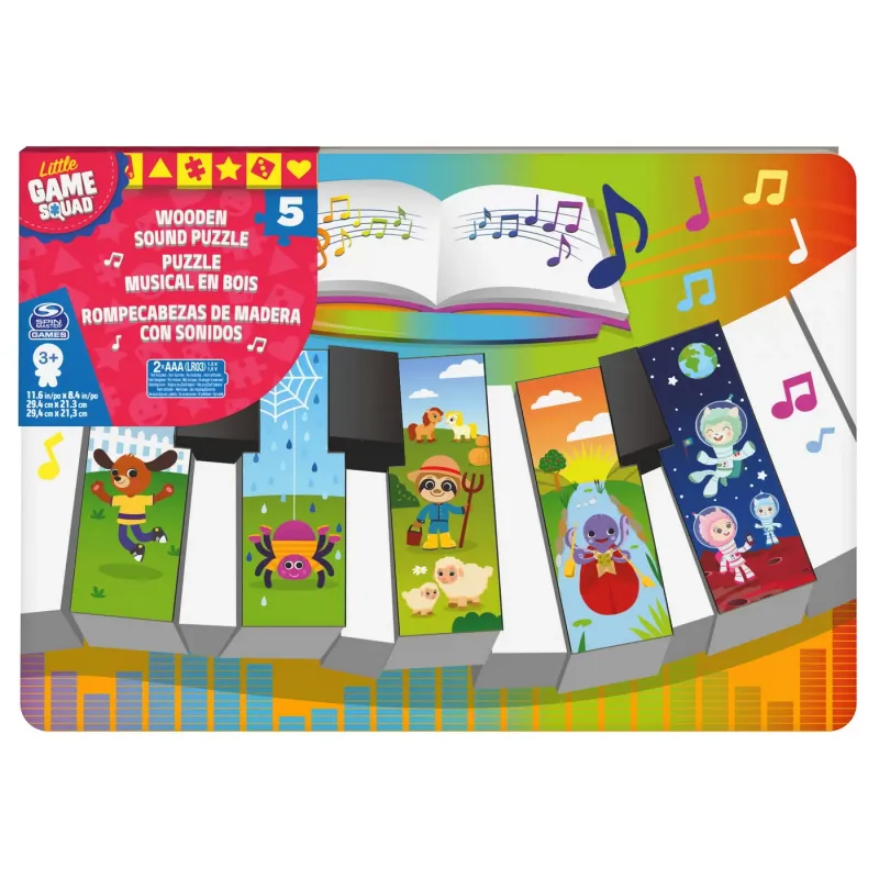 PUZZLE DIN LEMN IN FORMA DE PIAN CU SUNETE