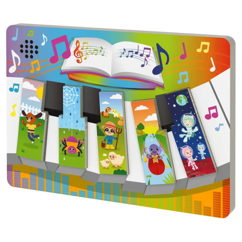 PUZZLE DIN LEMN IN FORMA DE PIAN CU SUNETE