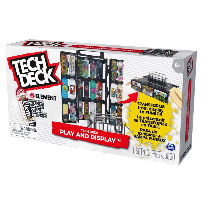 TECH DECK PACHET VITRINA ȘI PODIUM