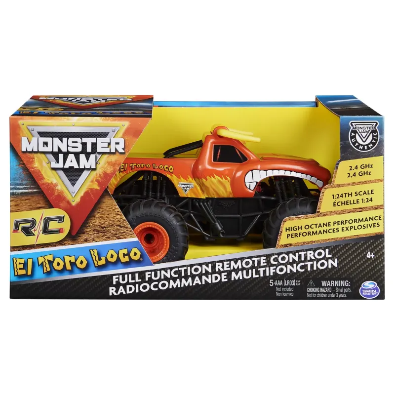 MONSTER JAM RC MAȘINUȚĂ EL TORO LOCO SCARA 1:24