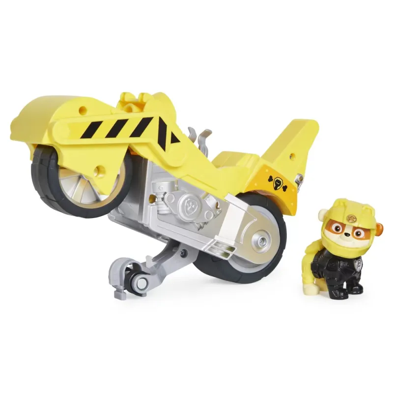 PATRULA CĂȚELUSILOR MOTO PUPS RUBBLE ȘI MOTOCICLETĂ DELUXE