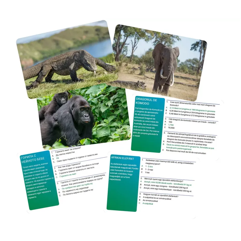JOC INTERACTIV LUMEA ANIMALELOR IN LIMBA ROMANA