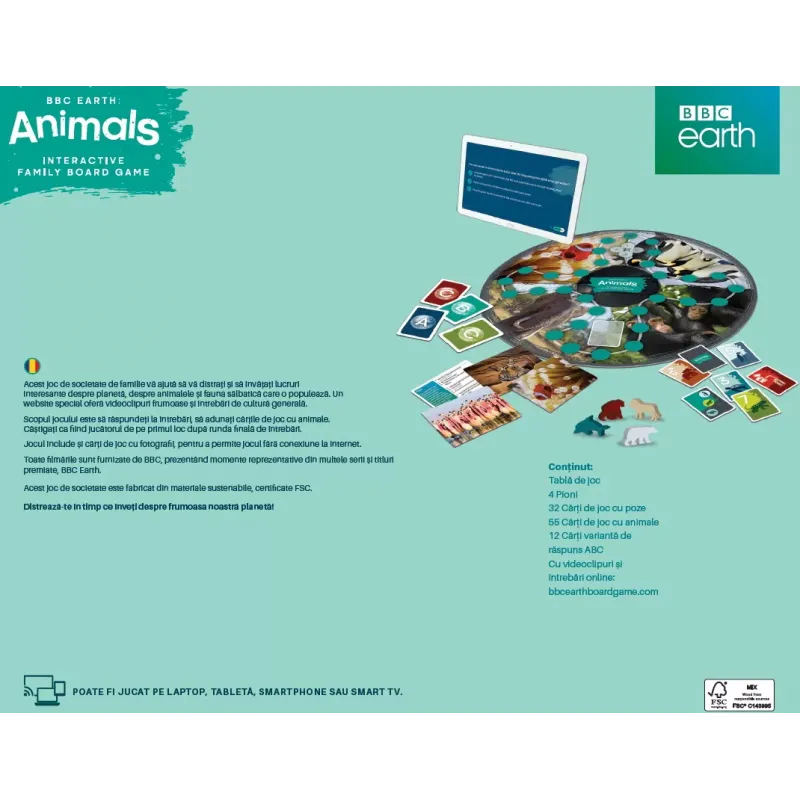 JOC INTERACTIV LUMEA ANIMALELOR IN LIMBA ROMANA
