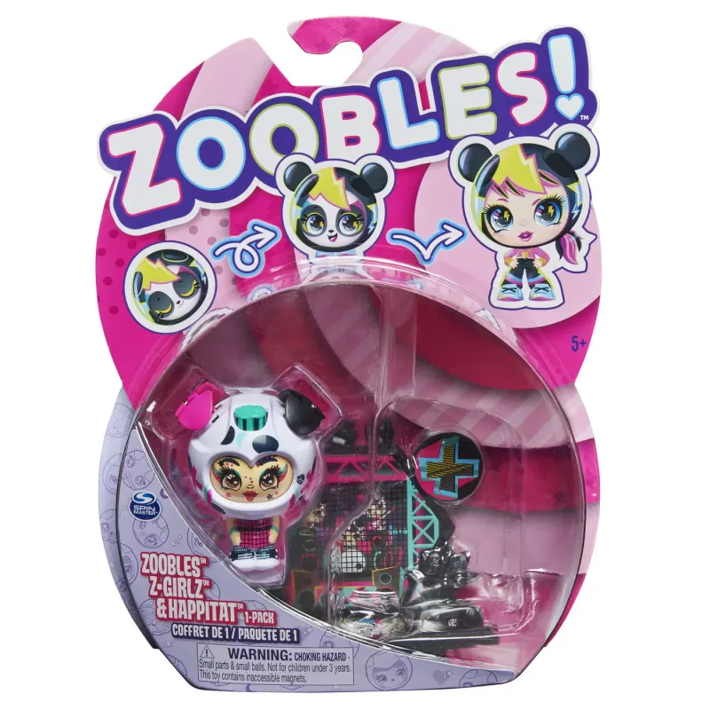 ZOOBLES Z-GIRLZ FIGURINĂ DE TRANSFORMARE FETITA CĂȚELUSA