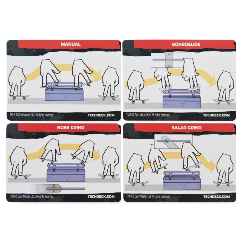TECH DECK PACHET CU OBSTACOL FINGERBOARD JAMES