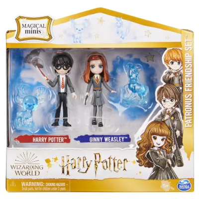 HARRY POTTER WIZARDING WORLD MAGICAL MINIS SET 2 FIGURINE HARRY POTTER ȘI GINNY WEASLEY