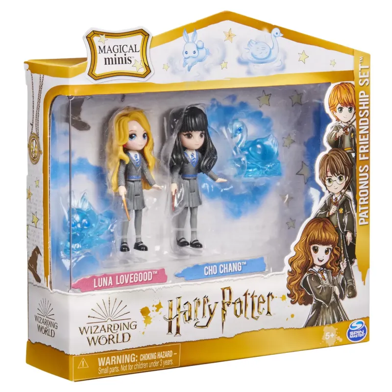 HARRY POTTER WIZARDING WORLD MAGICAL MINIS SET 2 FIGURINE LUNA LOVEGOOD ȘI CHO CHANG