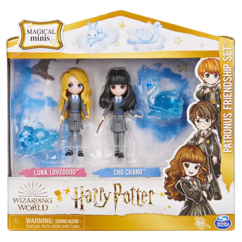 HARRY POTTER WIZARDING WORLD MAGICAL MINIS SET 2 FIGURINE LUNA LOVEGOOD ȘI CHO CHANG