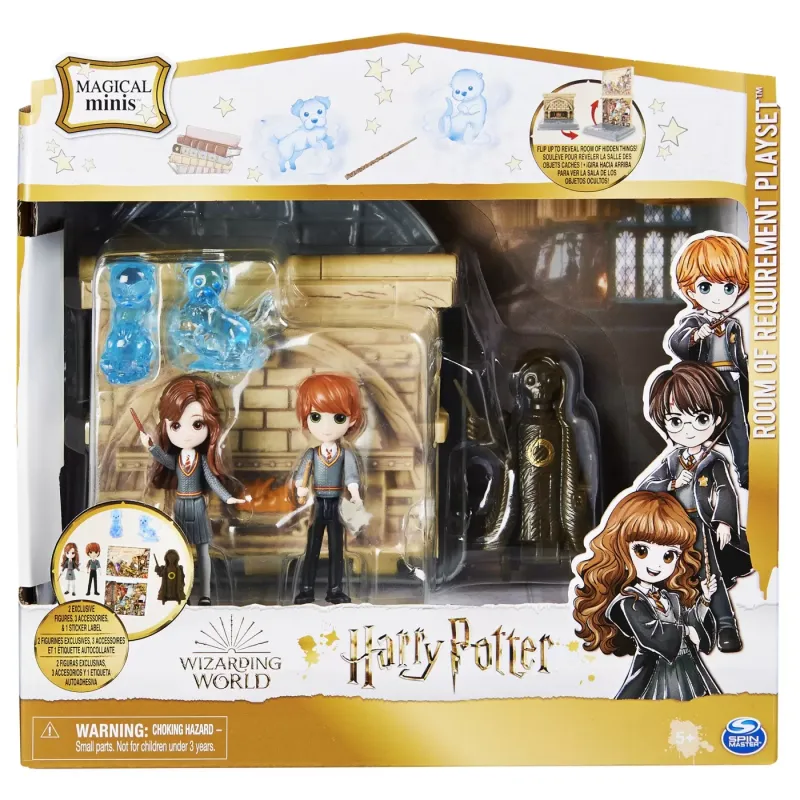 HARRY POTTER WIZARDING WORLD MAGICAL MINIS SET 2 FIGURINE RON WISLEAY ȘI HERMIONE GRANGER