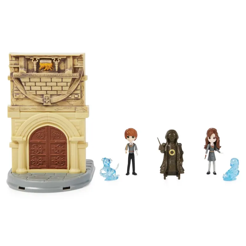 HARRY POTTER WIZARDING WORLD MAGICAL MINIS SET 2 FIGURINE RON WISLEAY ȘI HERMIONE GRANGER