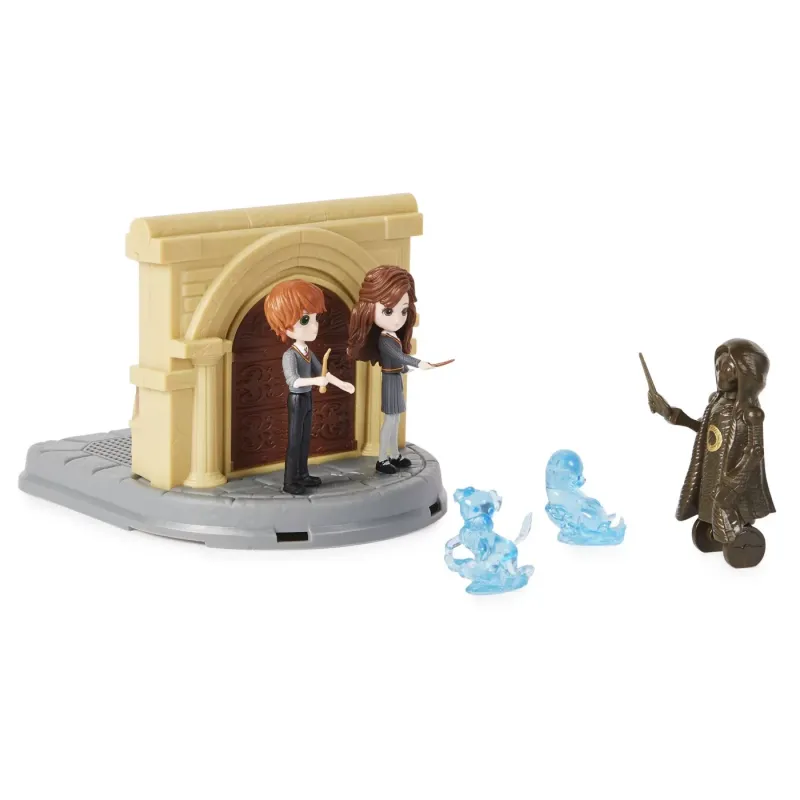 HARRY POTTER WIZARDING WORLD MAGICAL MINIS SET 2 FIGURINE RON WISLEAY ȘI HERMIONE GRANGER
