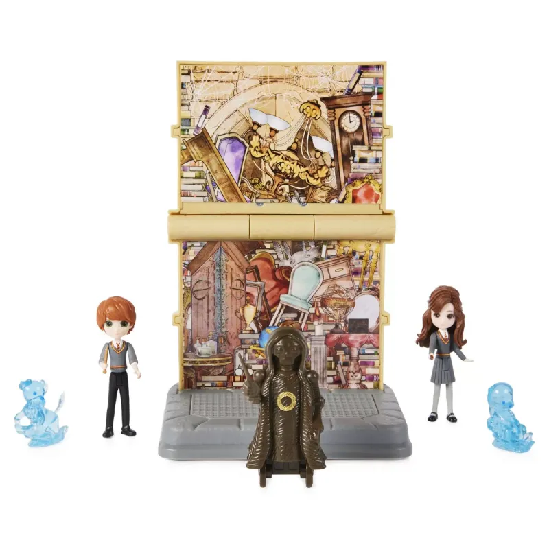 HARRY POTTER WIZARDING WORLD MAGICAL MINIS SET 2 FIGURINE RON WISLEAY ȘI HERMIONE GRANGER