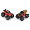 MONSTER JAM SET 2 MASINUTE METALICE LUMBERJACK ȘI AXE SCARA 1:64