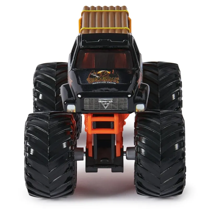 MONSTER JAM SET 2 MASINUTE METALICE LUMBERJACK ȘI AXE SCARA 1:64