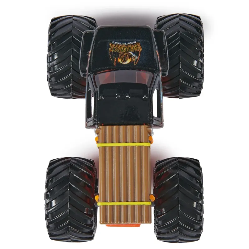 MONSTER JAM SET 2 MASINUTE METALICE LUMBERJACK ȘI AXE SCARA 1:64