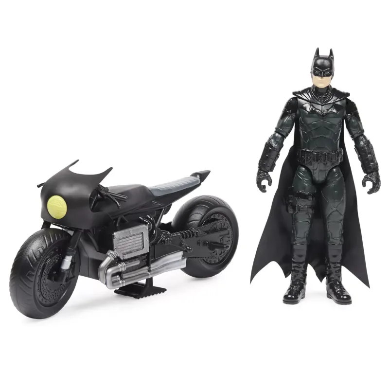 BATMAN FILM MOTOCICLETĂ LUI BATMAN ȘI FIGURINĂ BATMAN 30CM
