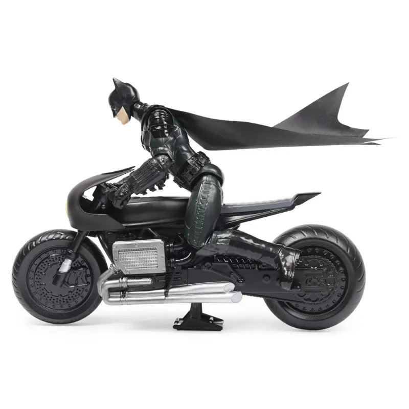 BATMAN FILM MOTOCICLETĂ LUI BATMAN ȘI FIGURINĂ BATMAN 30CM