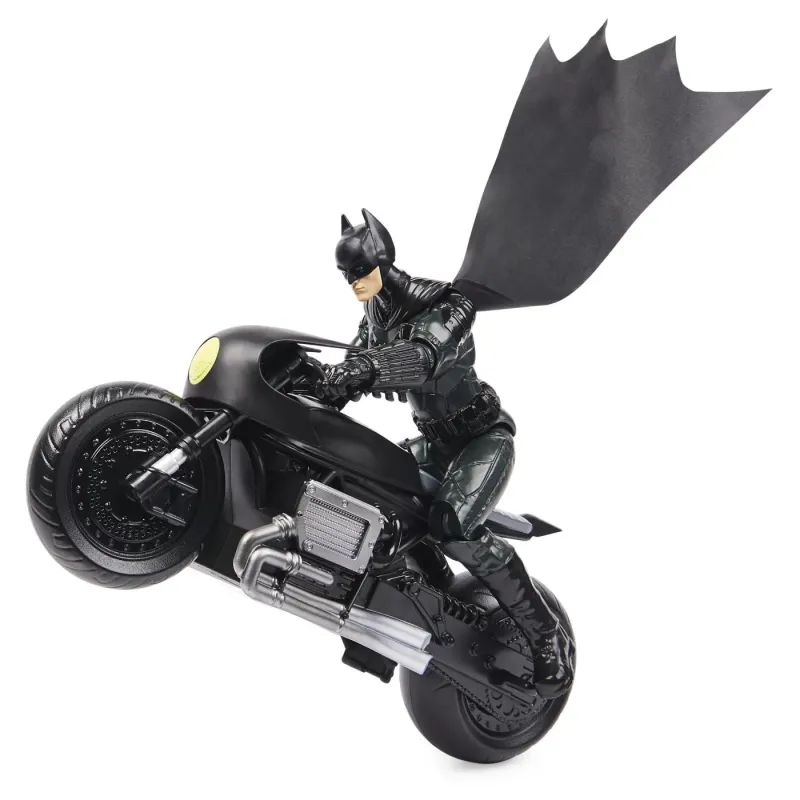 BATMAN FILM MOTOCICLETĂ LUI BATMAN ȘI FIGURINĂ BATMAN 30CM