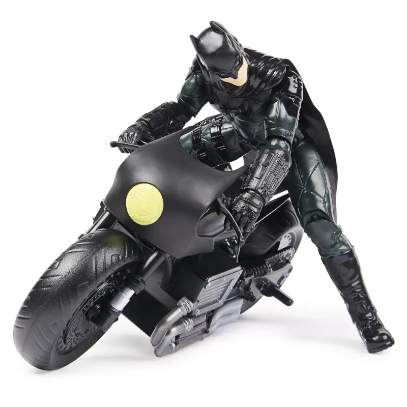 BATMAN FILM MOTOCICLETĂ LUI BATMAN ȘI FIGURINĂ BATMAN 30CM
