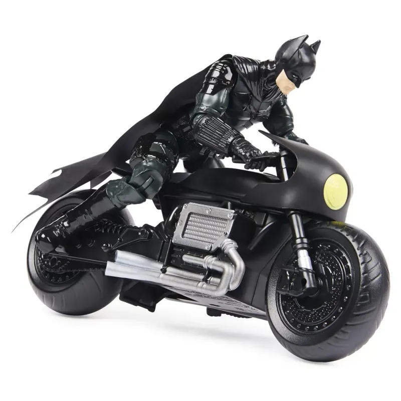 BATMAN FILM MOTOCICLETĂ LUI BATMAN ȘI FIGURINĂ BATMAN 30CM