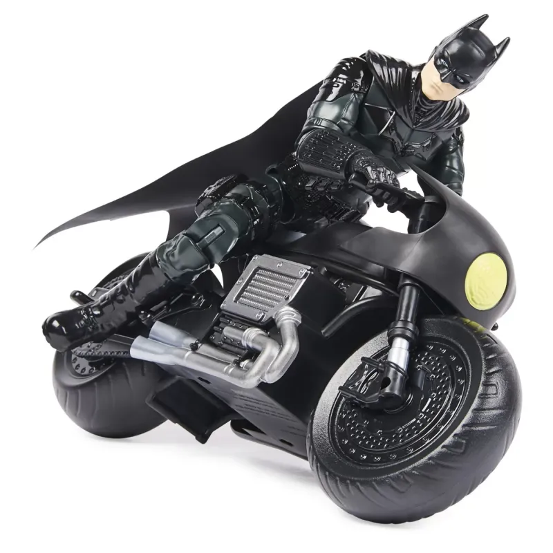 BATMAN FILM MOTOCICLETĂ LUI BATMAN ȘI FIGURINĂ BATMAN 30CM