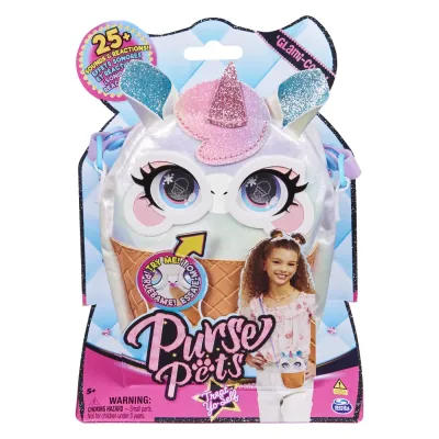 PURSE PETS UNICORN IN FORMA DE INGHEȚATĂ