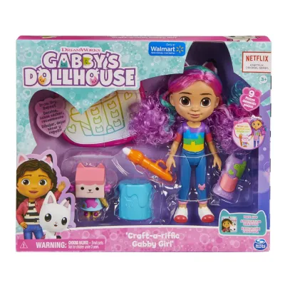 GABBYS DOLLHOUSE PAPUSA GABBY ȘI SET DE CREATIE