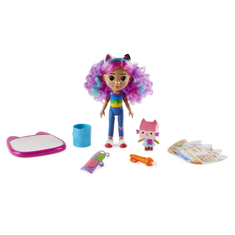 GABBYS DOLLHOUSE PAPUSA GABBY ȘI SET DE CREATIE