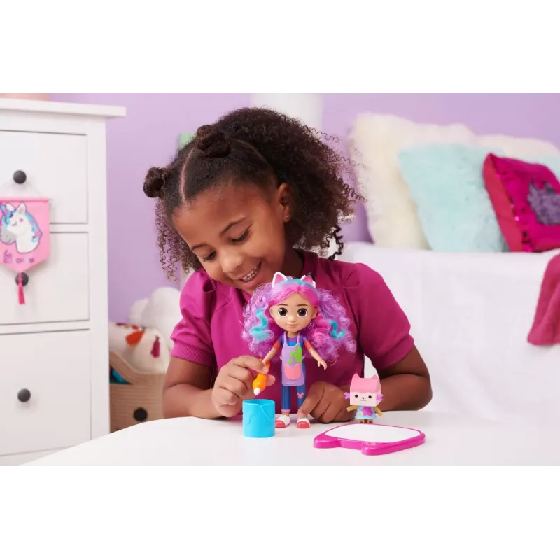 GABBYS DOLLHOUSE PAPUSA GABBY ȘI SET DE CREATIE