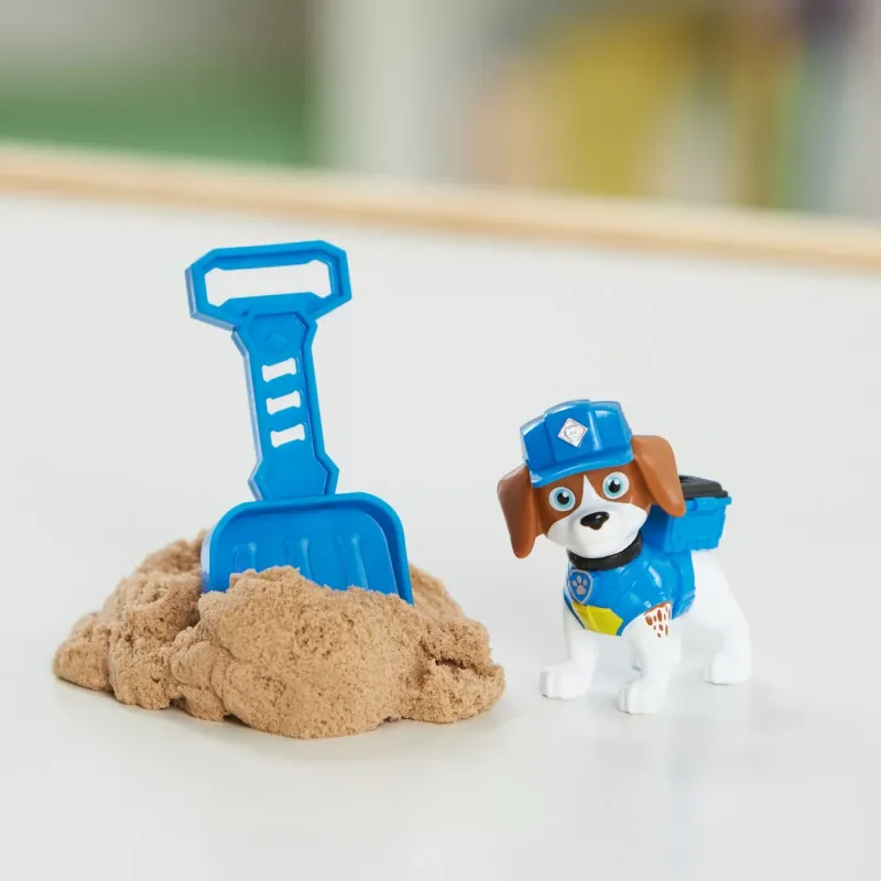 PATRULA CĂȚELUSILOR ECHIPA RUBBLE SET 2 FIGURINE CHARGER ȘI WHEELER